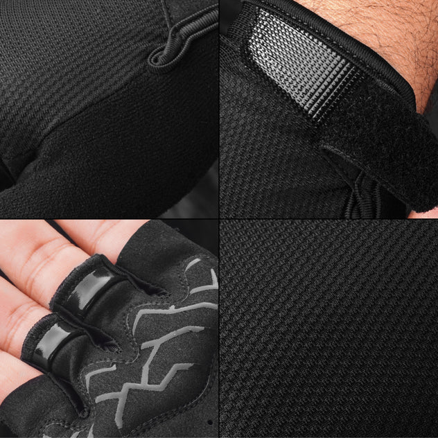 Gepolsterte Sommerhandschuhe & ErgoPro Fahrradgriffe