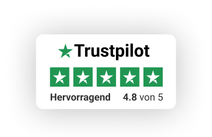 Trustpilot: Hervorragend
