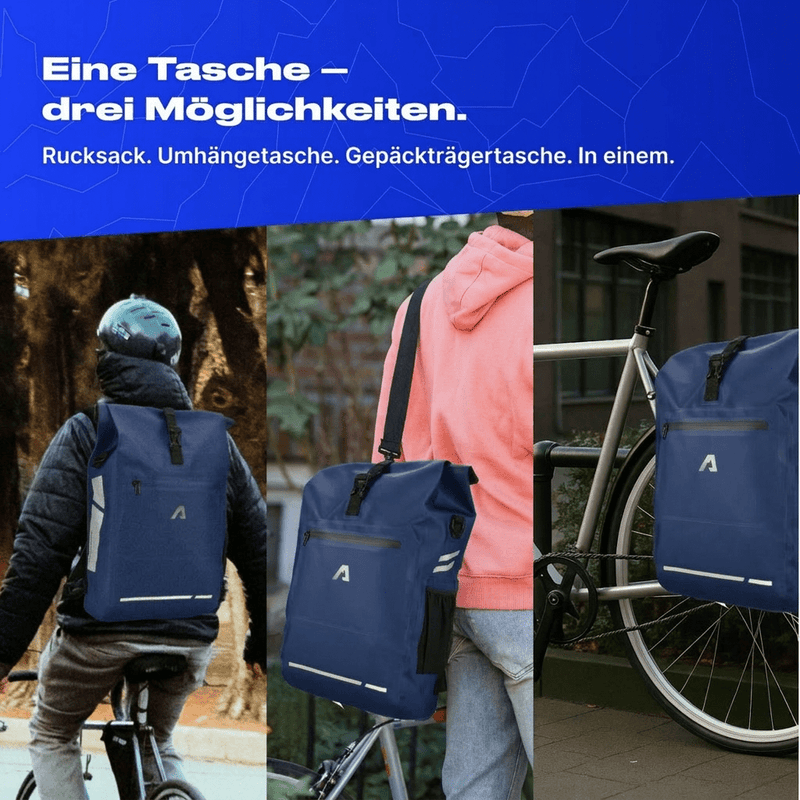 Alpensattel 3 in 1 Fahrradtasche - Alpensattel.de