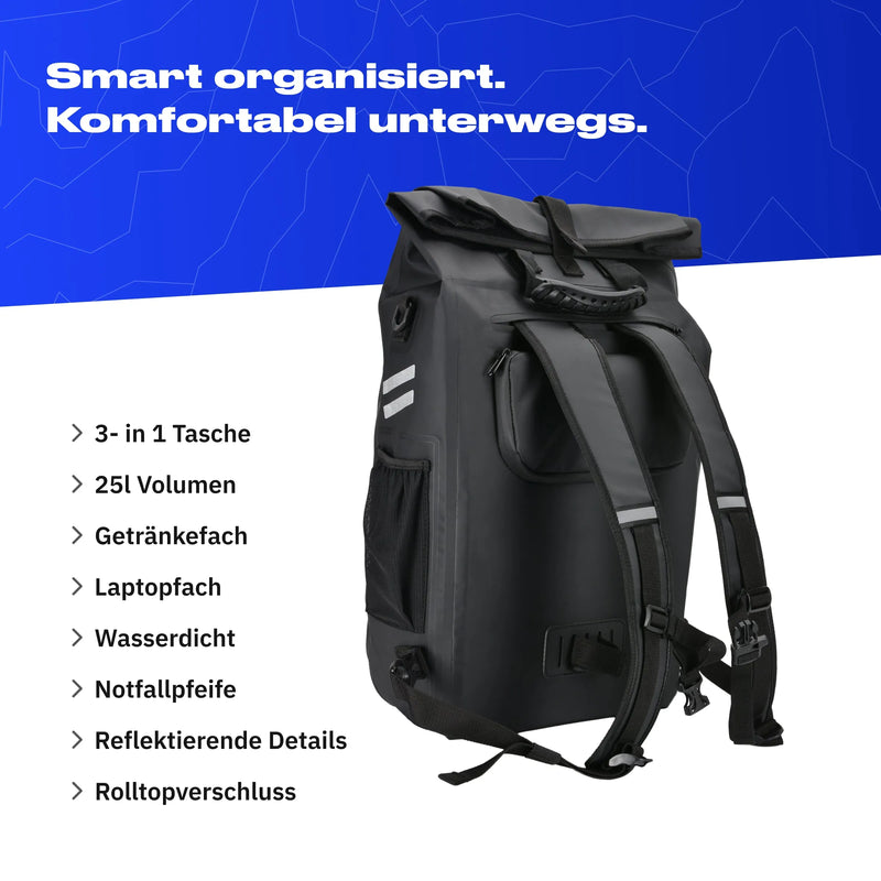 Alpensattel 3 in 1 Fahrradtasche