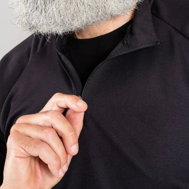 Alpensattel Radtrikot Halfzip