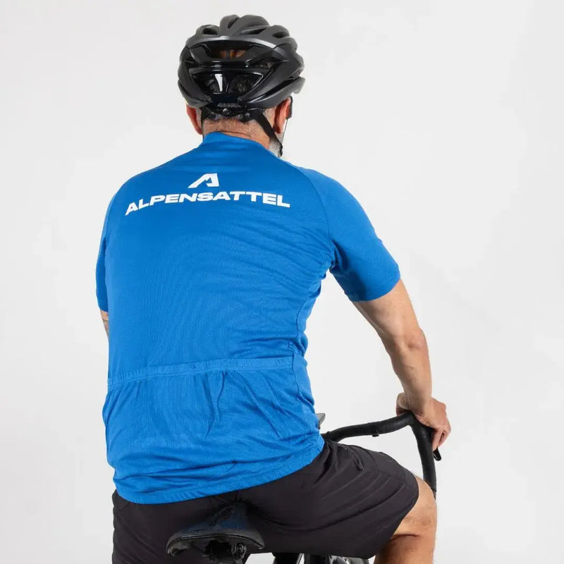 Alpensattel Radtrikot Halfzip