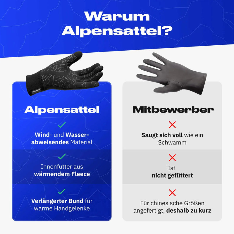 Thermo Handschuhe 2.0 + Schlauchschal - Alpensattel.de