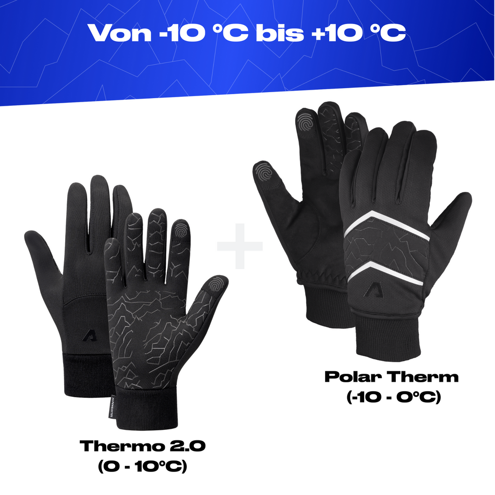 Von -10 °C bis +10 °C