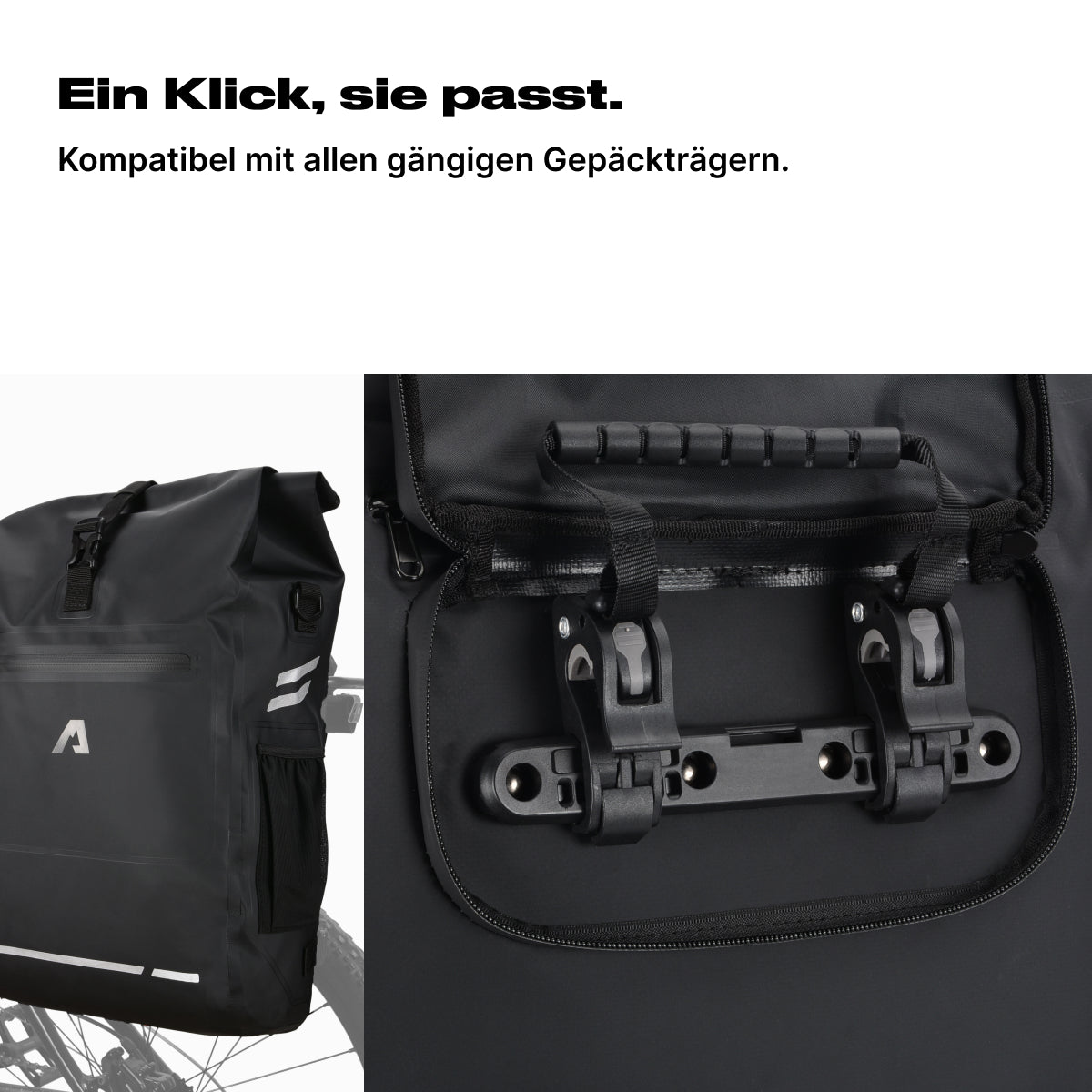 Alpensattel 3 in 1 Fahrradtasche