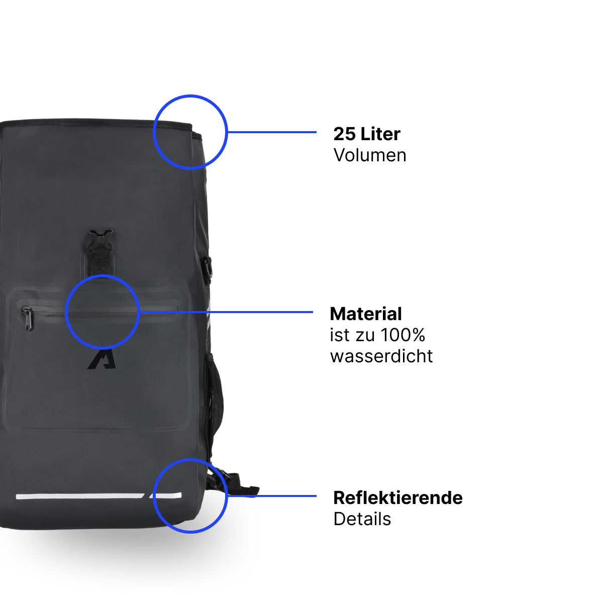 Alpensattel 3 in 1 Fahrradtasche