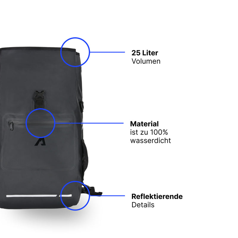 Alpensattel 3 in 1 Fahrradtasche