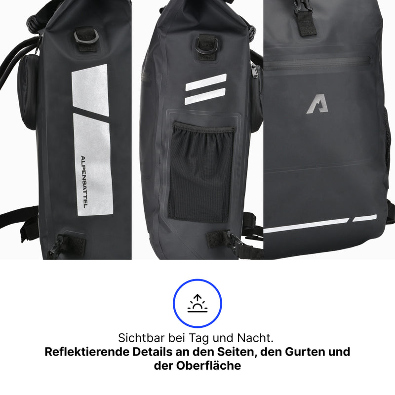 Alpensattel 3 in 1 Fahrradtasche