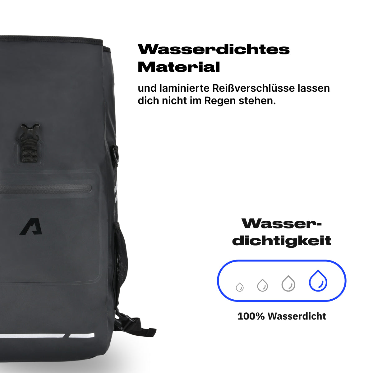 Alpensattel 3 in 1 Fahrradtasche