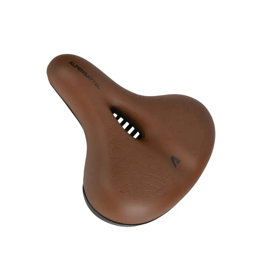 Alpensattel Komfort+ Braun Front ansicht