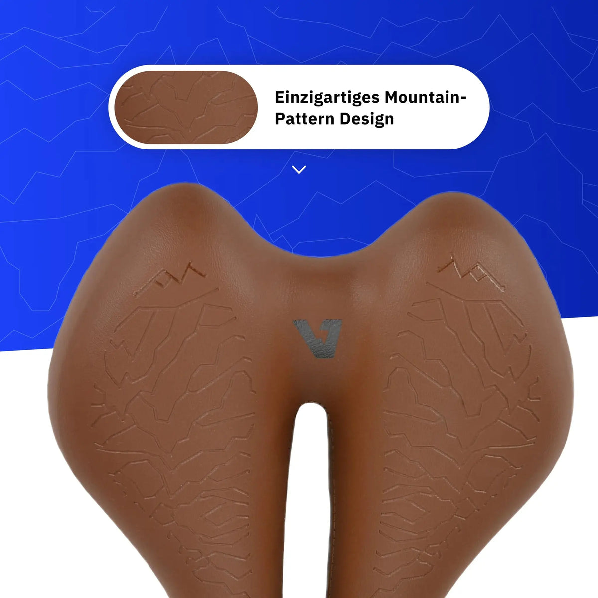 Alpensattel Sport+ Braun Einzigartiges Mountain Design