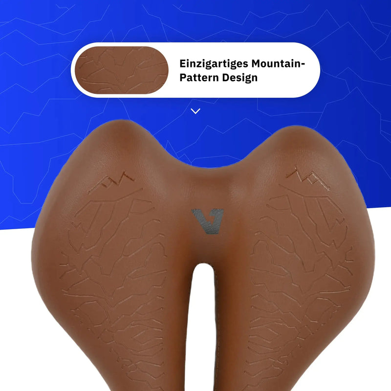 Alpensattel Sport+ Braun Einzigartiges Mountain Design