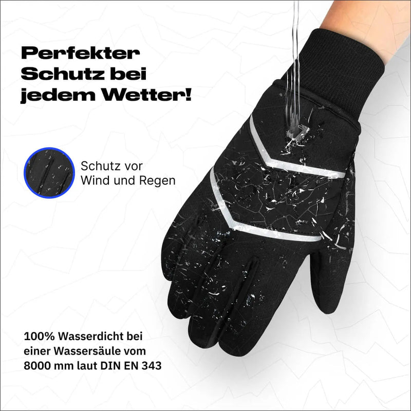 thermo handschuhe wasserdicht test PolarTherm Winter Handschuhe – Fahrradhandschuhe für den Wi…