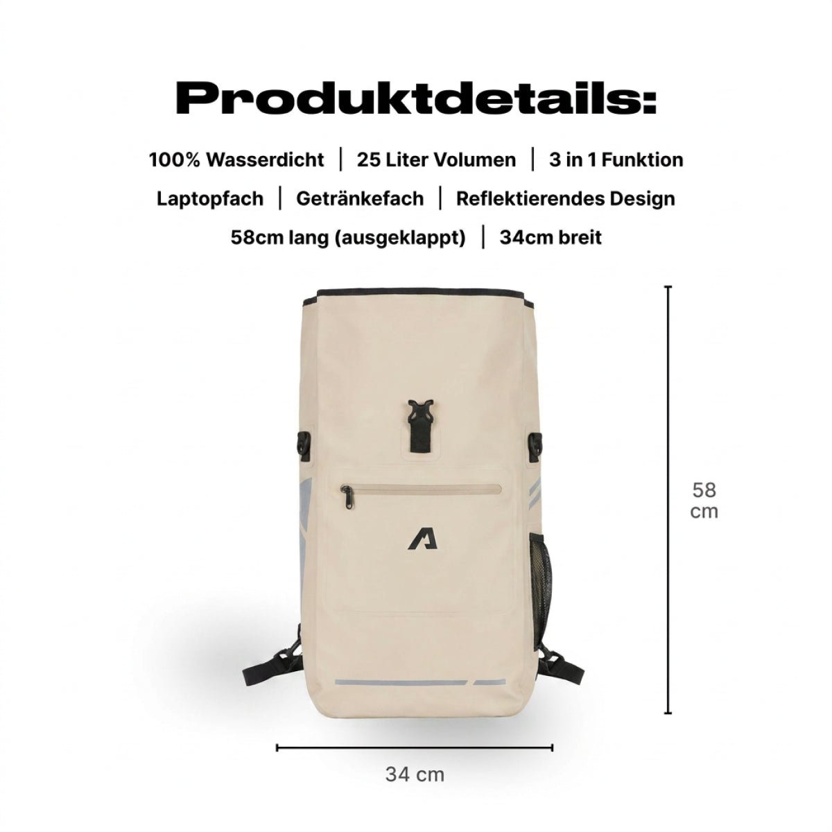 Alpensattel 3 in 1 Fahrradtasche - Alpensattel.de