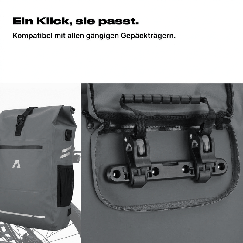 Alpensattel 3 in 1 Fahrradtasche - Alpensattel.de