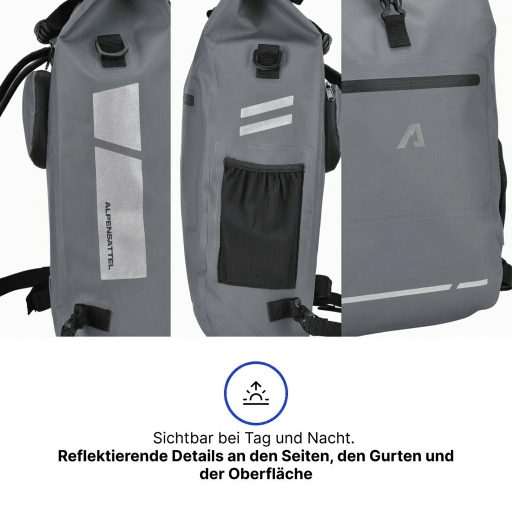 Alpensattel 3 in 1 Fahrradtasche - Alpensattel.de