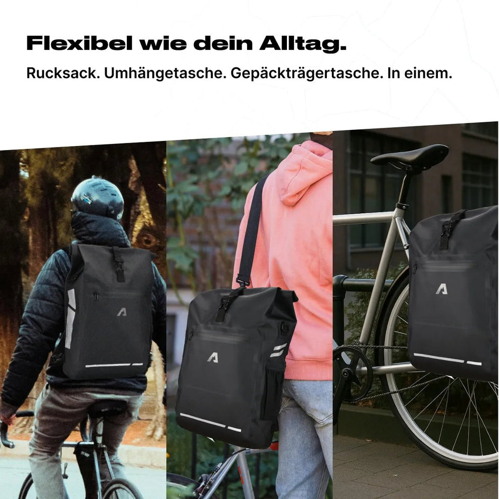 Alpensattel 3 in 1 Fahrradtasche
