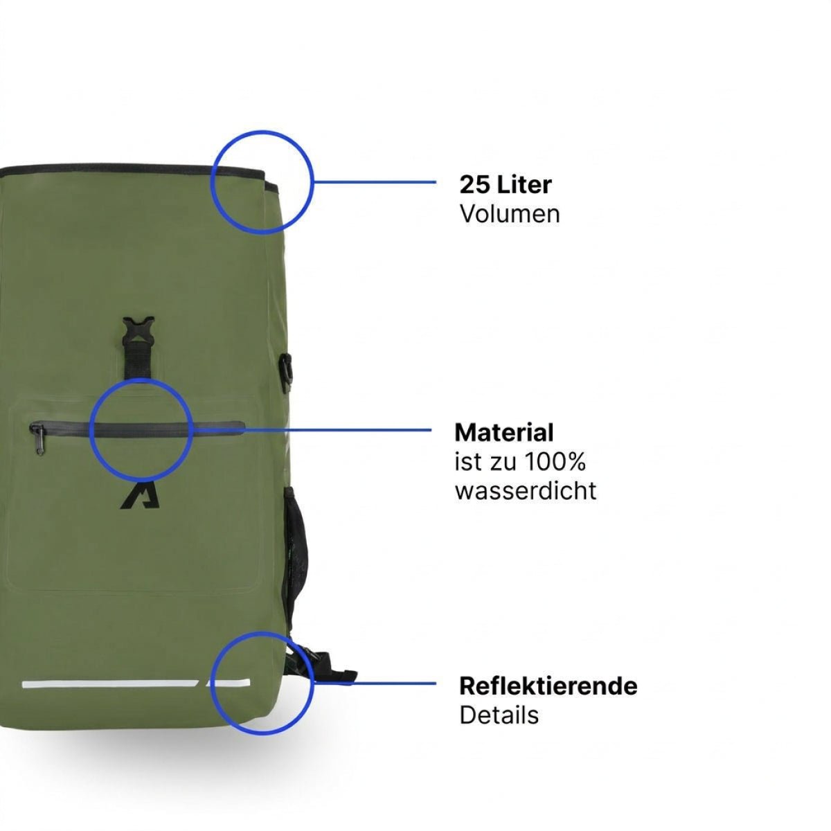 Alpensattel 3 in 1 Fahrradtasche - Alpensattel.de