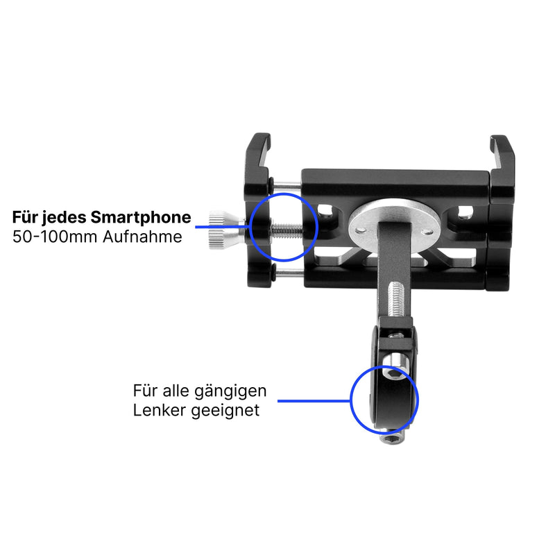 Alpensattel Phone Grip+ Handyhalterung – Prime Zubehör Bundle L