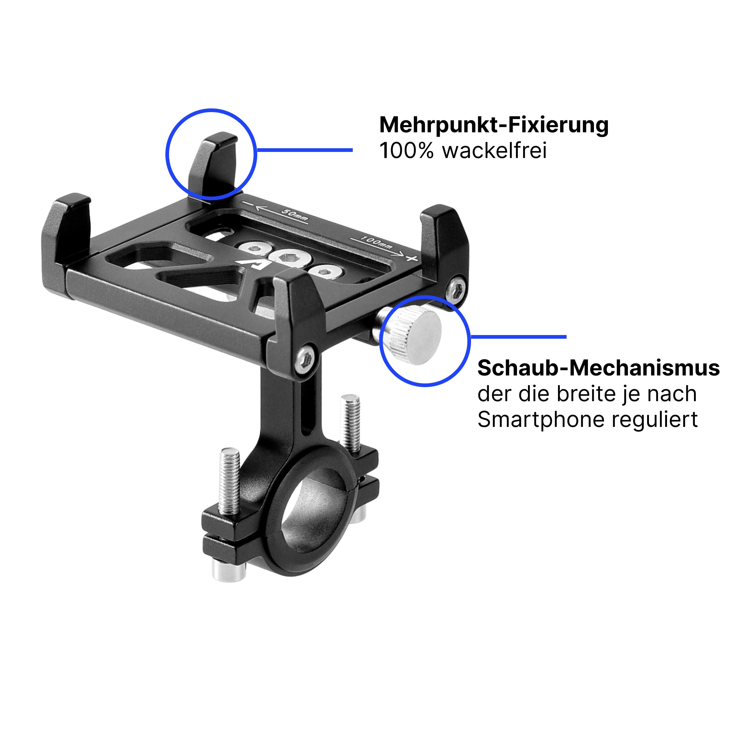 Alpensattel Phone Grip+ Handyhalterung – Prime Zubehör Bundle L