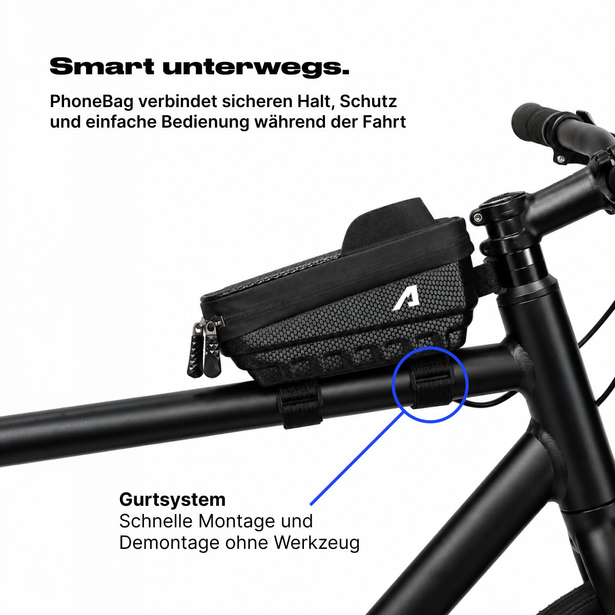 Alpensattel Oberrohrtasche