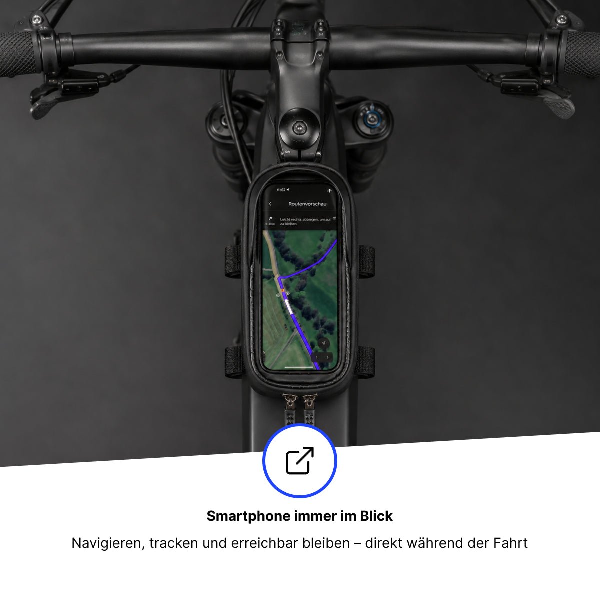 Alpensattel Oberrohrtasche - Alpensattel.de