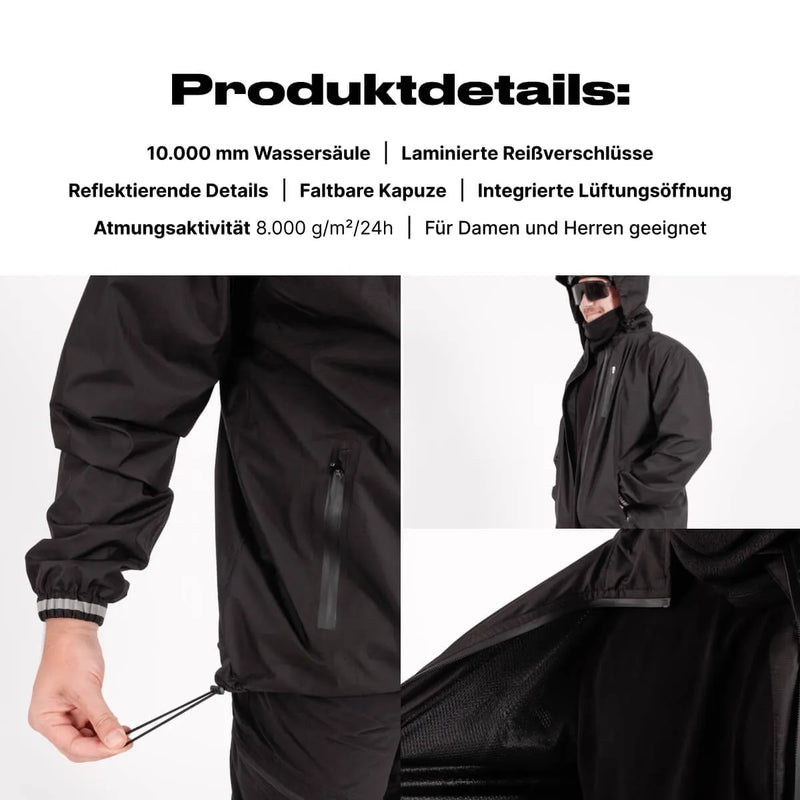 Rainshield - Regenjacke | + Gratis Thermo Handschuhe