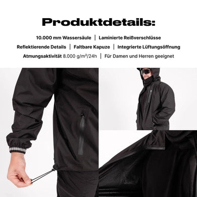 Rainshield - Regenjacke | + Gratis Thermo Handschuhe