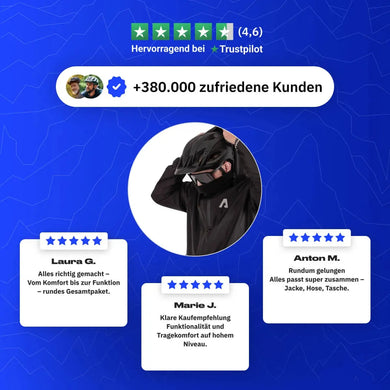 Alpensattel Rainshield - Wasserdichte Regenjacke