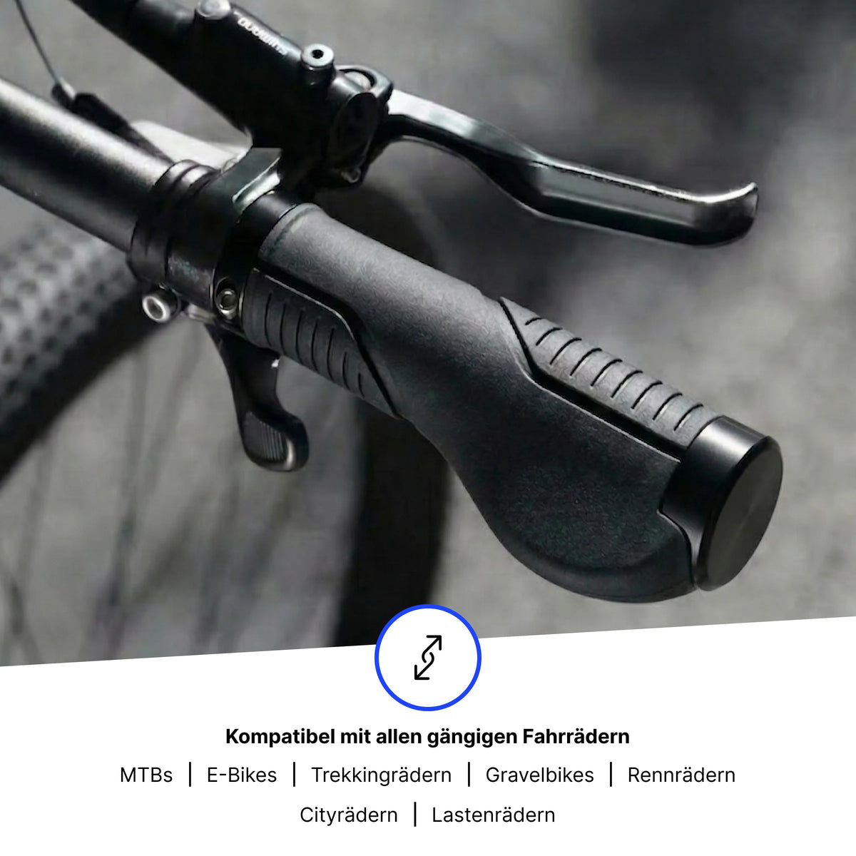 Alpensattel SoftGrip Fahrradgriffe – Prime Zubehör Bundle L