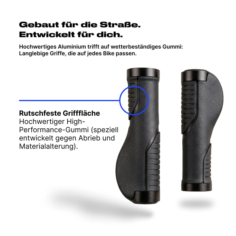 Alpensattel SoftGrip Fahrradgriffe – Prime Zubehör Bundle L