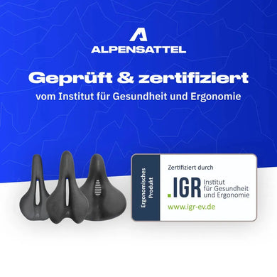 Alpensattel geprüft und zertifiziert