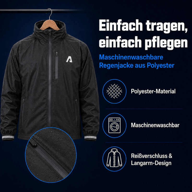 Alpensattel Rainshield - Wasserdichte Regenjacke - Alpensattel.de