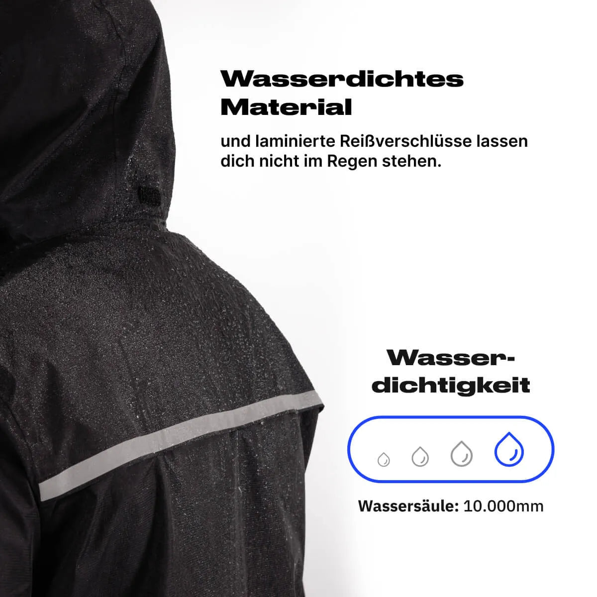 Alpensattel Rainshield - Wasserdichte Regenjacke - Alpensattel.de