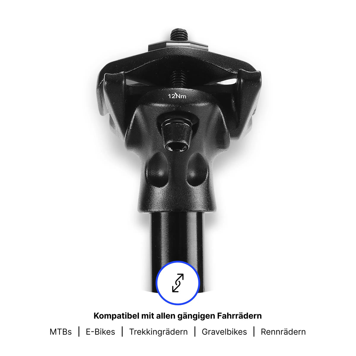 Alpensattel gefederte Sattelstütze