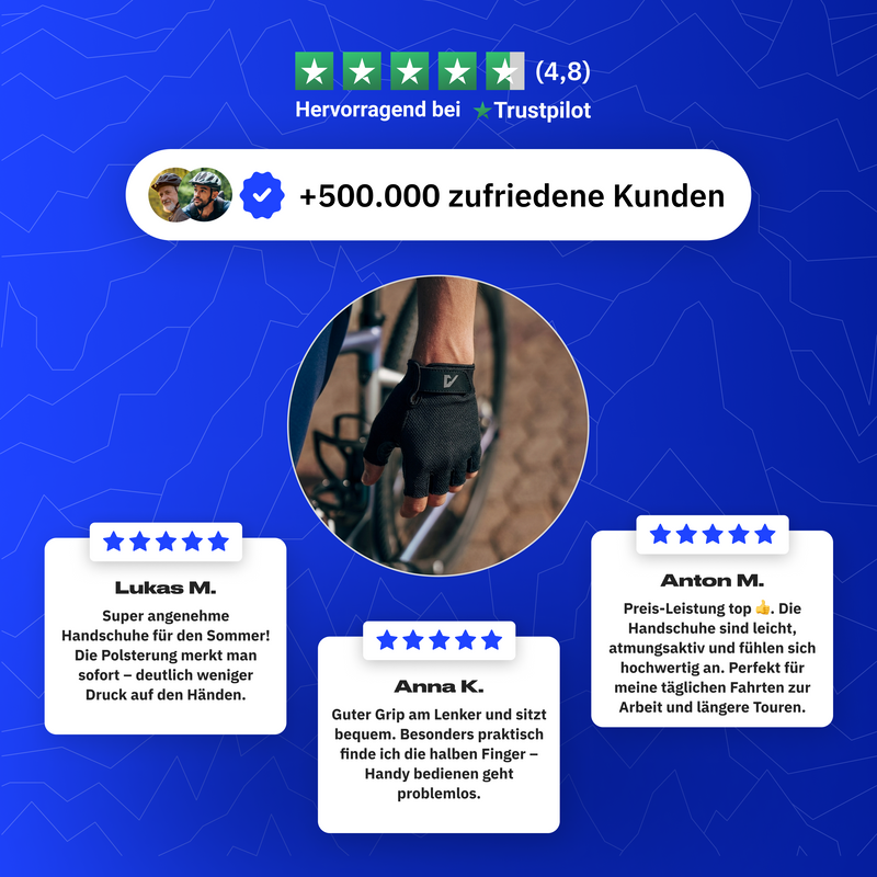 Gepolsterte Sommer Handschuhe