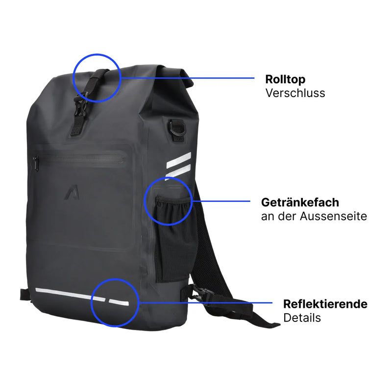 Alpensattel 3 in 1 Fahrradtasche