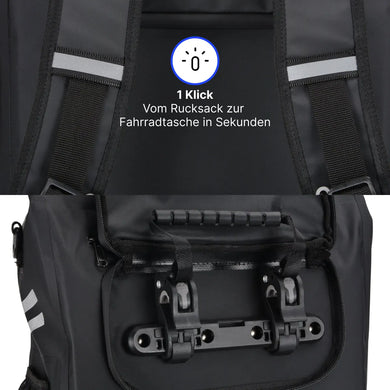 Alpensattel 3 in 1 Fahrradtasche