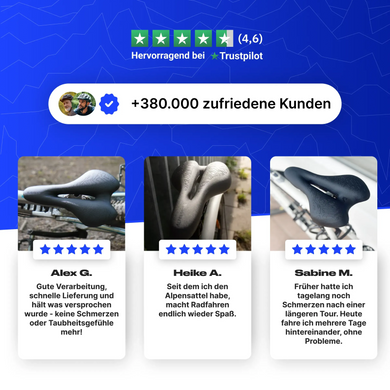 Alpensattel 3 in 1 Fahrradtasche