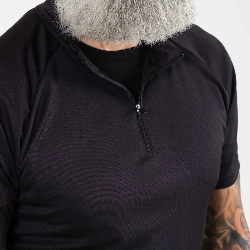 Alpensattel Radtrikot Halfzip