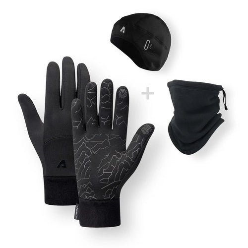 Gants thermiques 2.0 + écharpe tube + bonnet thermique