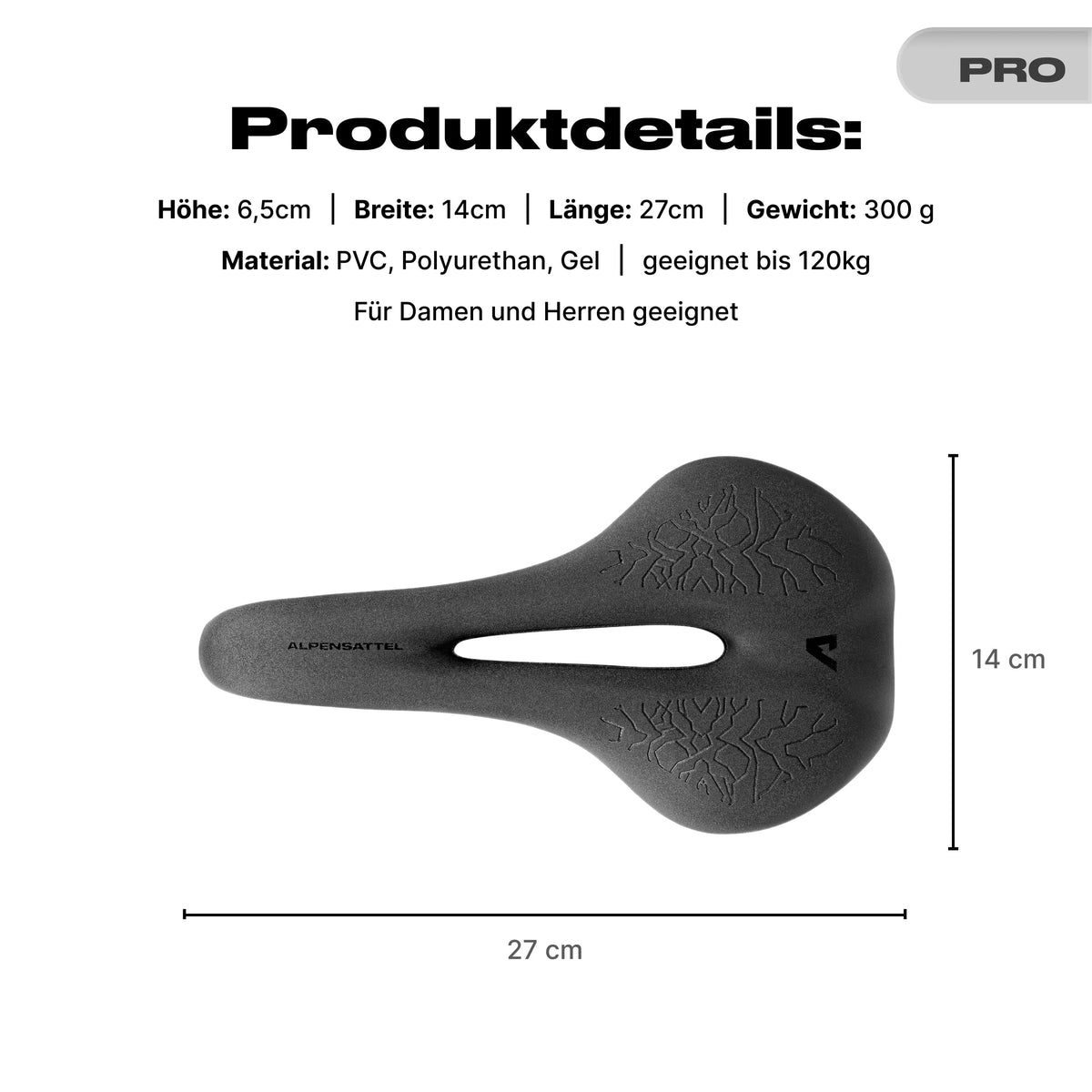 Komfort Paket Race PRO - Alpensattel.de