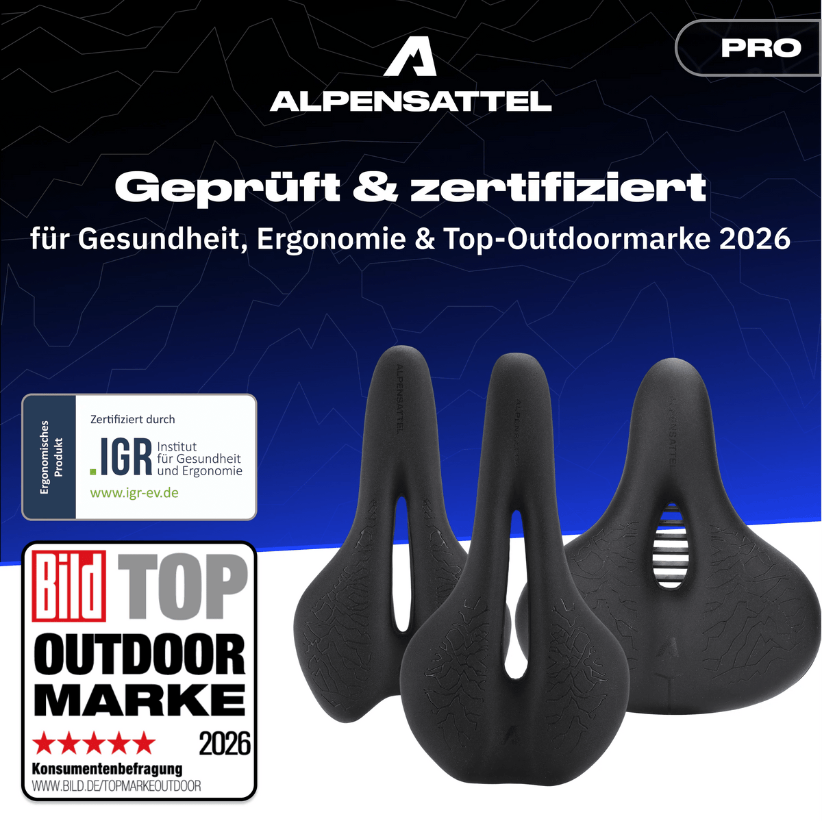 Komfort Paket Race PRO - Alpensattel.de