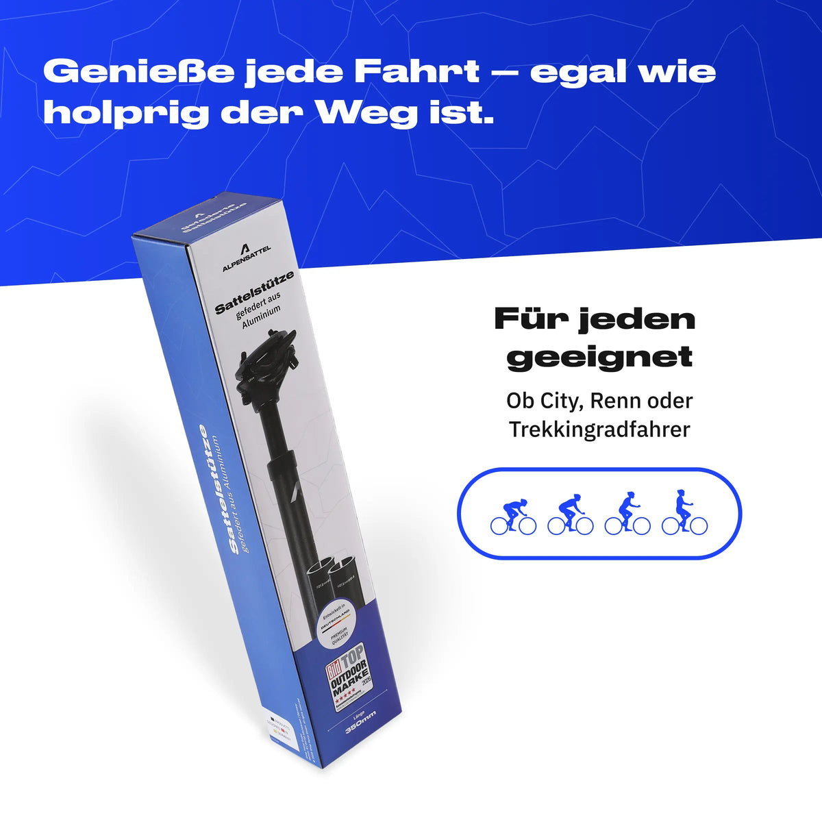 Komfort Paket Race PRO - Alpensattel.de