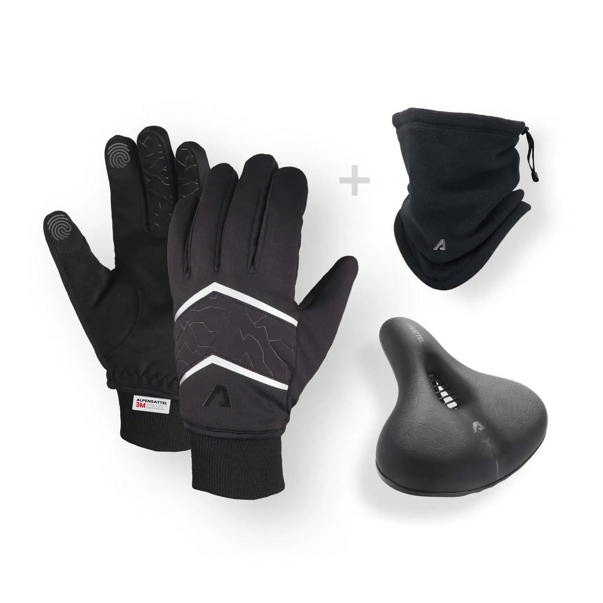 Ganzjahres-Set – Fahrradsattel, PolarTherm-Handschuhe &…