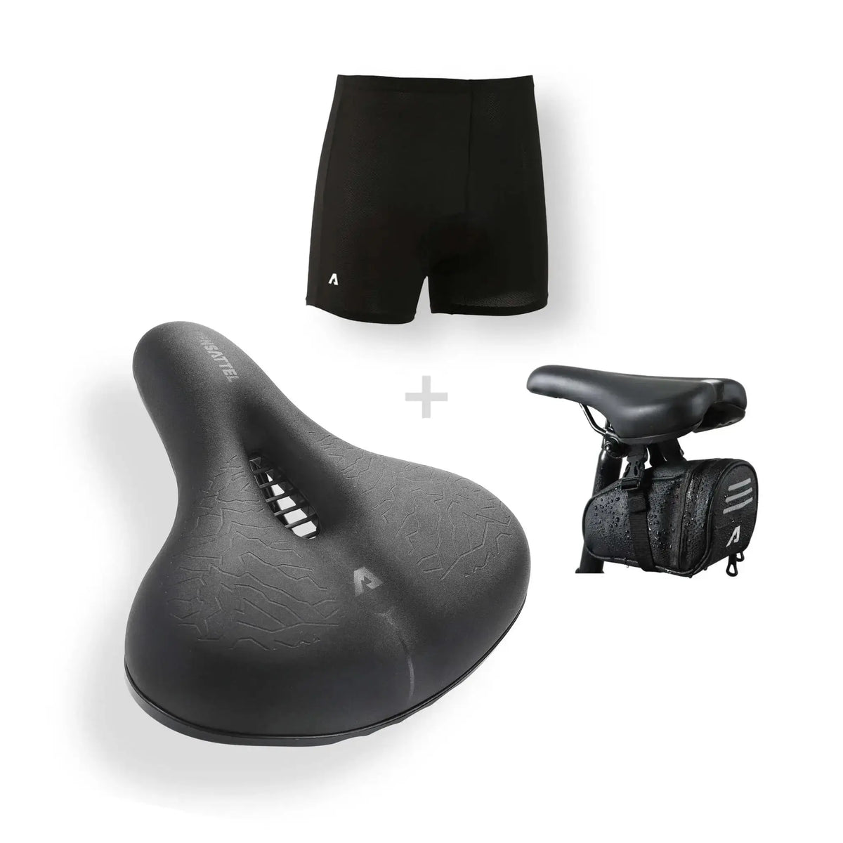 Sous-vêtements de cyclisme Alpensattel Komfort+ et rembourrés, légers et faciles à porter