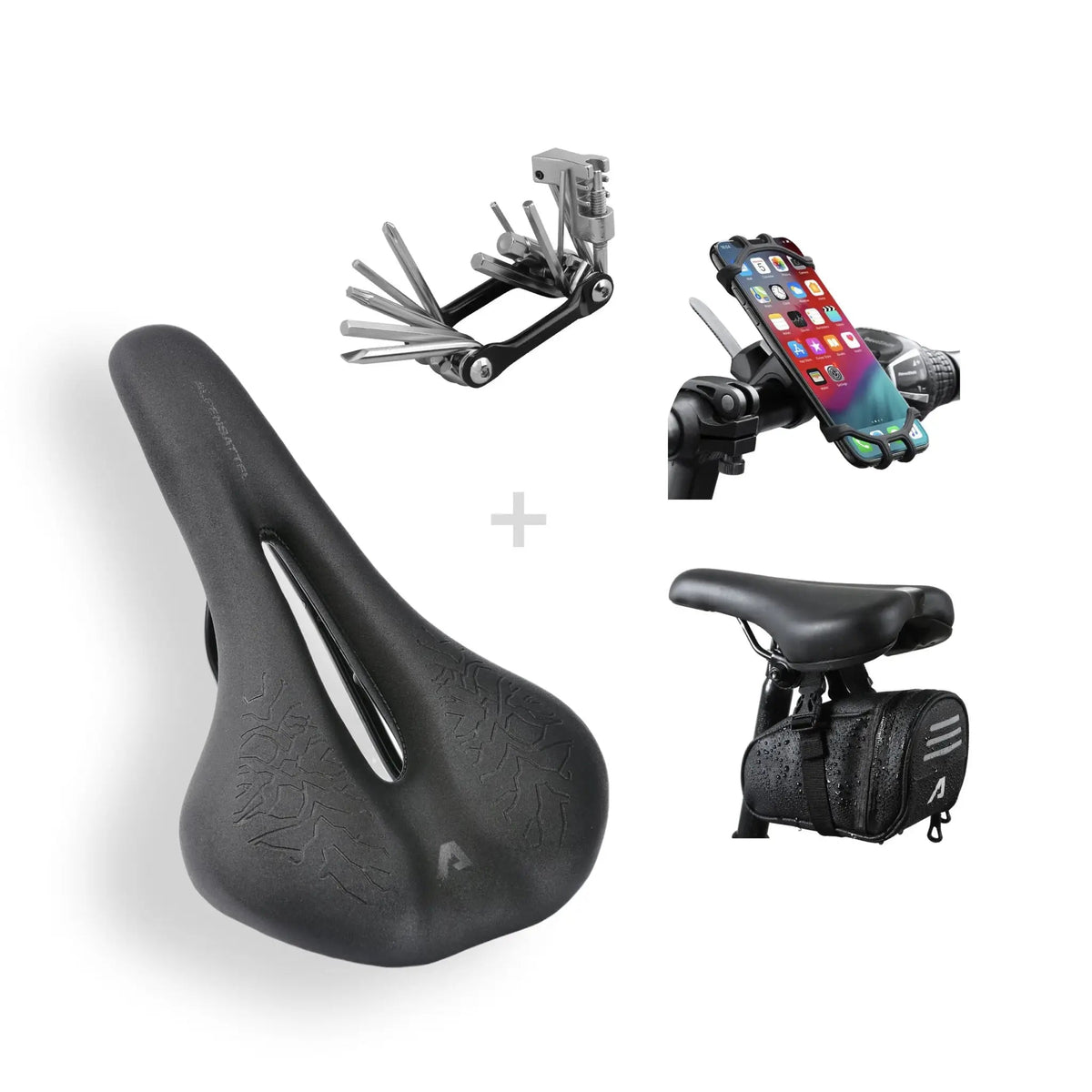 rennrad bundle Spar Bundle L Race+ – Sattel, Tasche, Multitool & Halter