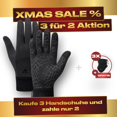 XMAS 3 für 2 Aktion Thermo Handschuhe